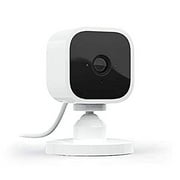 Mini – Compact indoor plug-in smart security camera, 1080p HD video, night vision, motion detection, two-way audio, easy set up, Works with Alexa – 1 camera (White)