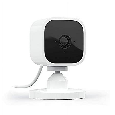 Mini – Compact indoor plug-in smart security camera, 1080p HD video, night vision, motion detection, two-way audio, easy set up, Works with Alexa – 1 camera (White)