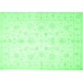 thumbnail image 1 of Ahgly Company Indoor Rectangle Oriental Emerald Green Traditional Area Rugs, 5' x 7', 1 of 4