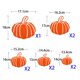 thumbnail image 5 of Tela Pumpkin Garland 3 Metros De Calabaza De Halloween Garland Bandera Decoración Del Partido en hogar Magideal Tela Pumpkin Garland, 5 of 5