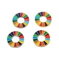 thumbnail image 2 of 17 Couleurs Badge Épingle Objectifs de Développement Durable des Nations Unies, 1 Paquet, 2 of 3