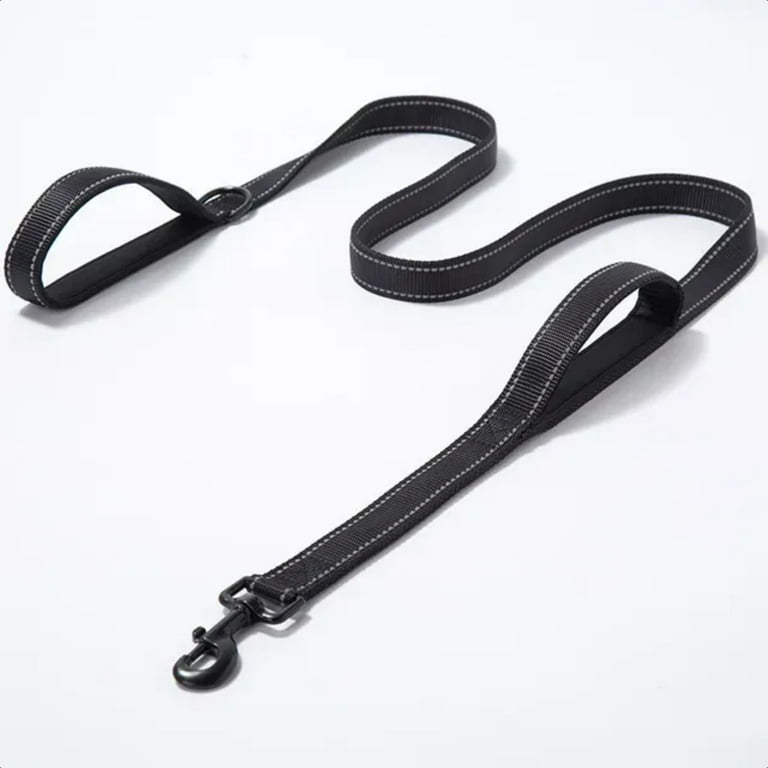Extra Long Heavy Duty Padded Double Handle Nylon Dog Leash Ideal for Training and Traffic Control Walmart