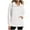 White-02, variant on Perfectbot Womens Oversized Sweatshirts Ribbed Quarter Zip Casual Tops Comfy Fall Winter Clothes