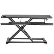 Stand Steady FlexPro Hero Standing Desk Converter - 37 Sit to Stand Desk with Keyboard Tray