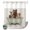 Sienna, variant on No Hook Shower Curtain, Funny Animals Shower Curtains for Bathroom with See Through Top Window, Woodland Bathtub Wildlife Watercolor Bear Waterproof & Washable Bath Curtain Long 72"x78"