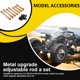 thumbnail image 4 of Ounissouiy 1 Juego de varillas de tracción de coche RC, accesorio de actualización, pieza de sistema de dirección, ajuste Servo, Kit de accesorios de Kits de construcción modelo dorado Ounissouiy FN001478-01, 4 of 6