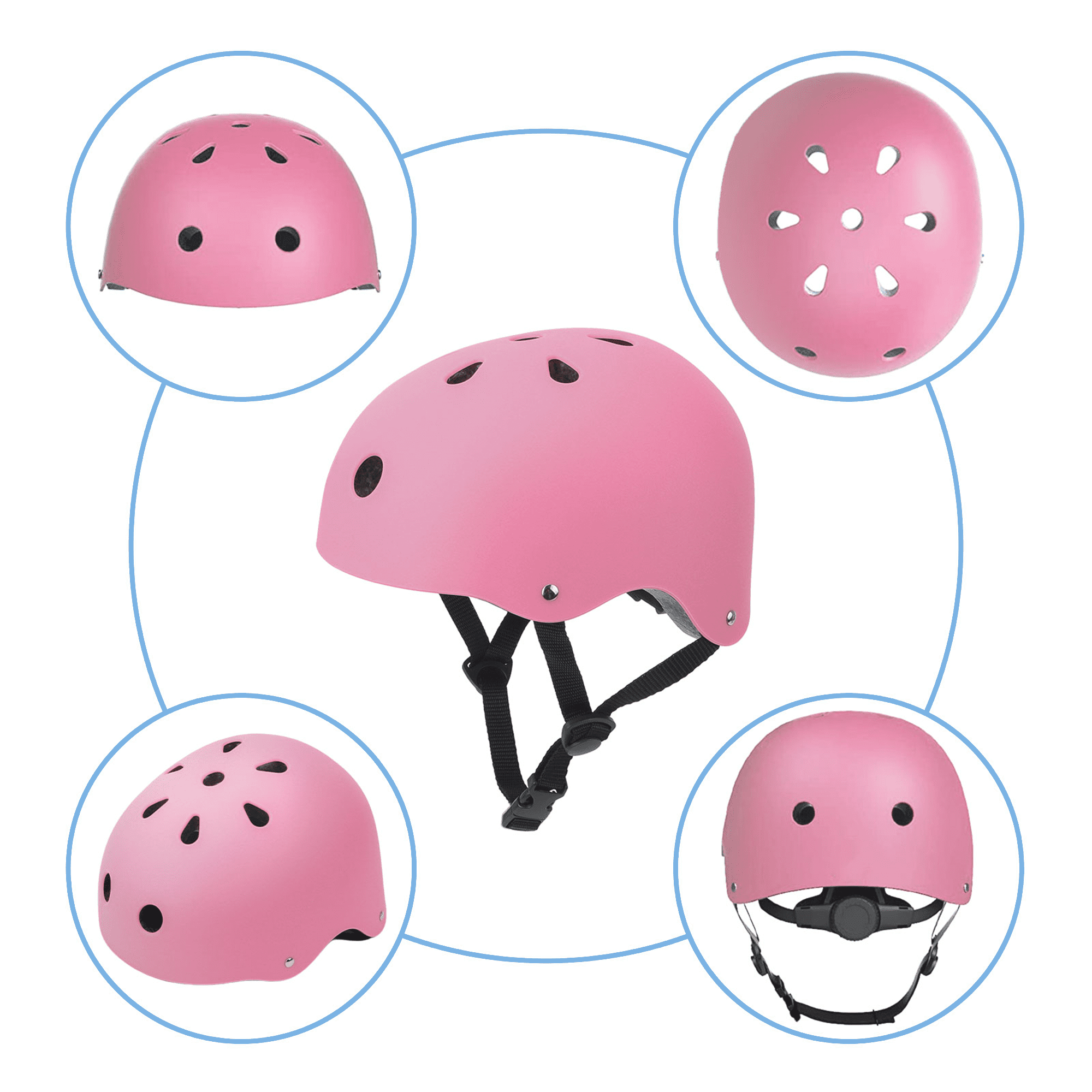 Tripumer Youth Bike Helmet, Ages 9-15, Pink photo 2