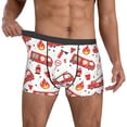 thumbnail image 2 of Kdxio Men's Boxer Briefs with Fire Truck Print - Comfortable and Breathable Underwear for Everyday Wear, 2 of 7