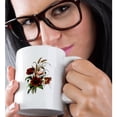 thumbnail image 2 of 3drose, Poppies and Wheat Botanical Art Vector, 11oz Magic Transforming Mug, 2 of 7