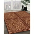 thumbnail image 2 of Ahgly Company Indoor Rectangle Patterned Papaya Orange Area Rugs, 6' x 9', 2 of 6