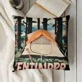 thumbnail image 3 of YINGXI  Camper Pillow Covers-Camper Gifts,Camping Throw Flannel Pillow Covers,Camping Decor for Camper Gifts,Best Gifts for Rv Owners, Rv Decor Gifts 22x22in, 3 of 5