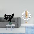 thumbnail image 2 of Reloj de pared acrílico, silencioso, sin , fácil de leer, con números . Decorativo para estudio, dormitorio o habitación infantil, 2 of 8
