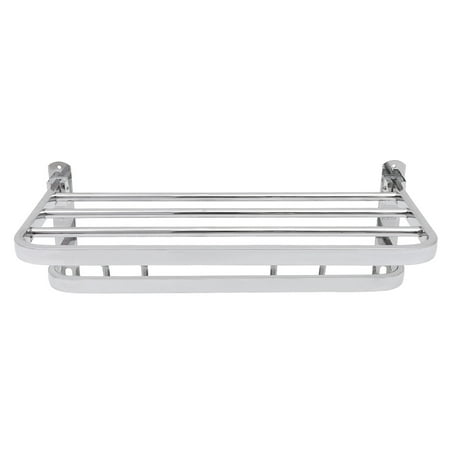 

1pc 50cm Foldable Storage Rack Self-adhesive Storage Baskets Wall-mounted Rack