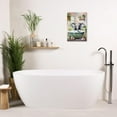 thumbnail image 3 of ZHONGYUTONG Funny Bathroom Animal Wall Art Cute Elephant in Bathtub with Sunflower Poster Canvas Prints Toilet Artwork Bathroom Decor (28.00" x 42.00"), 3 of 6