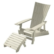 highwood® Manhattan Beach Adirondack Chair- Wine Holder/Ottoman Set