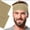 2-pack beige, variant on Men's Cotton Headband Sweatband 2-Pack 5" Wide Size X-Large Yoga Sports Fitness Made in USA Black