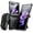 Black, variant on i-Blason Armorbox Shock-Absorbent & Resistant Holster Cell Phone Case for Galaxy 2023 ZFlip5, Mauve