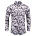 thumbnail image 1 of Wyzesi Chemise en Laine pour Hommes Manches Longues Mode Printemps et Été Chemise Décontractée à Manches Courtes Col Imprimé Chemise de Compression pour Hommes Manches Longues, 1 of 3