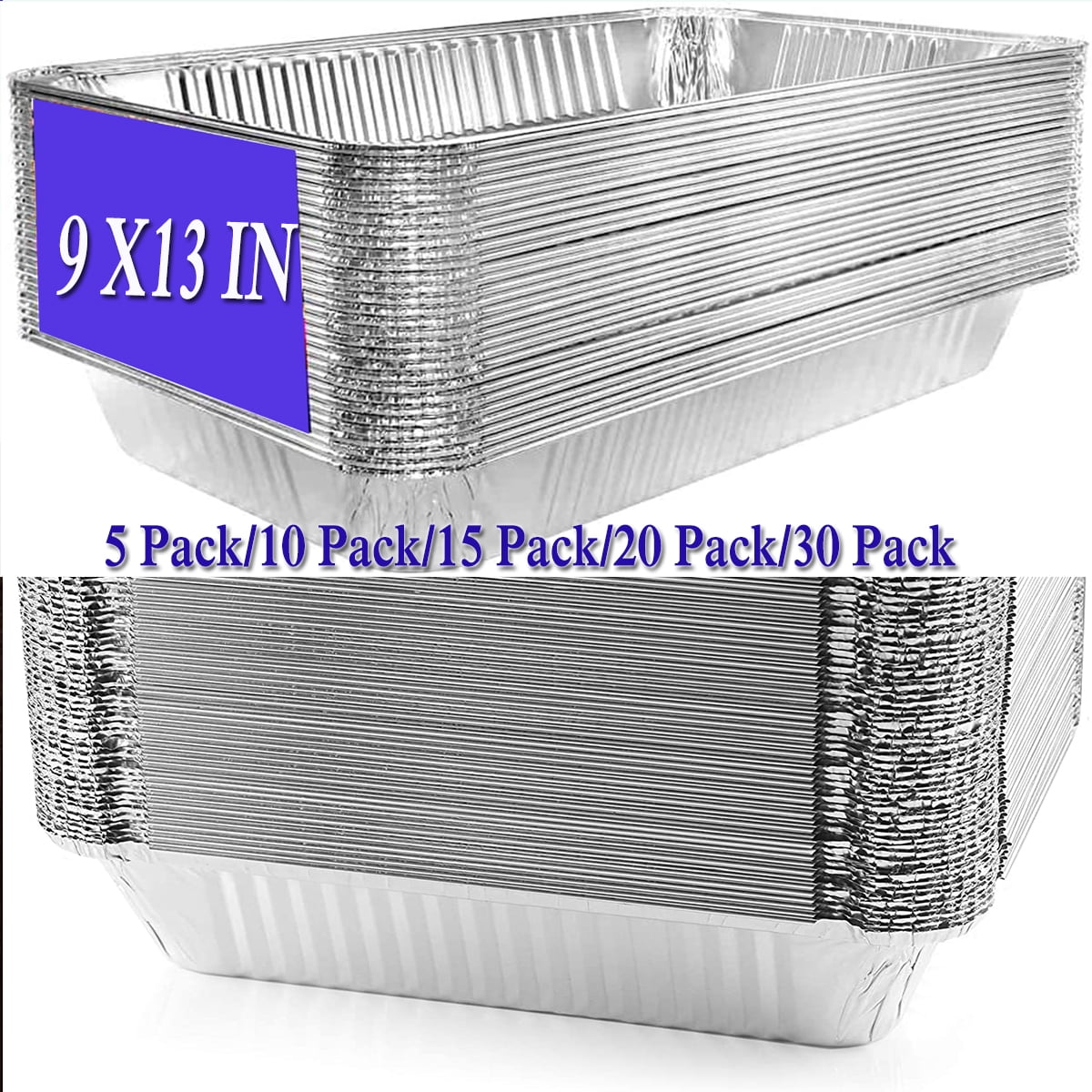 half (9x13) size deep foil pans – Zakarin Paper Goods & Garden Center