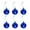 Blue, variant on Hvmvliv Christmas Tree Ornaments (6pcs-8cm) Christmas Ball Ornaments Plastic Shatterproof Christmas Decorations Xmas Tree Wedding Party Decorations Red