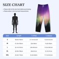 thumbnail image 4 of Lsque Northern Lights Print Men's Pajama Pants, Lounge Pant - Comfortable Home Wear,Elastic Waistband, Stylish Design-Medium, 4 of 9