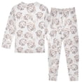 thumbnail image 2 of joogoo Art Lions 2 Piece Long Sleeve Tee and Pants Cotton Pajama Set 4T, 2 of 7
