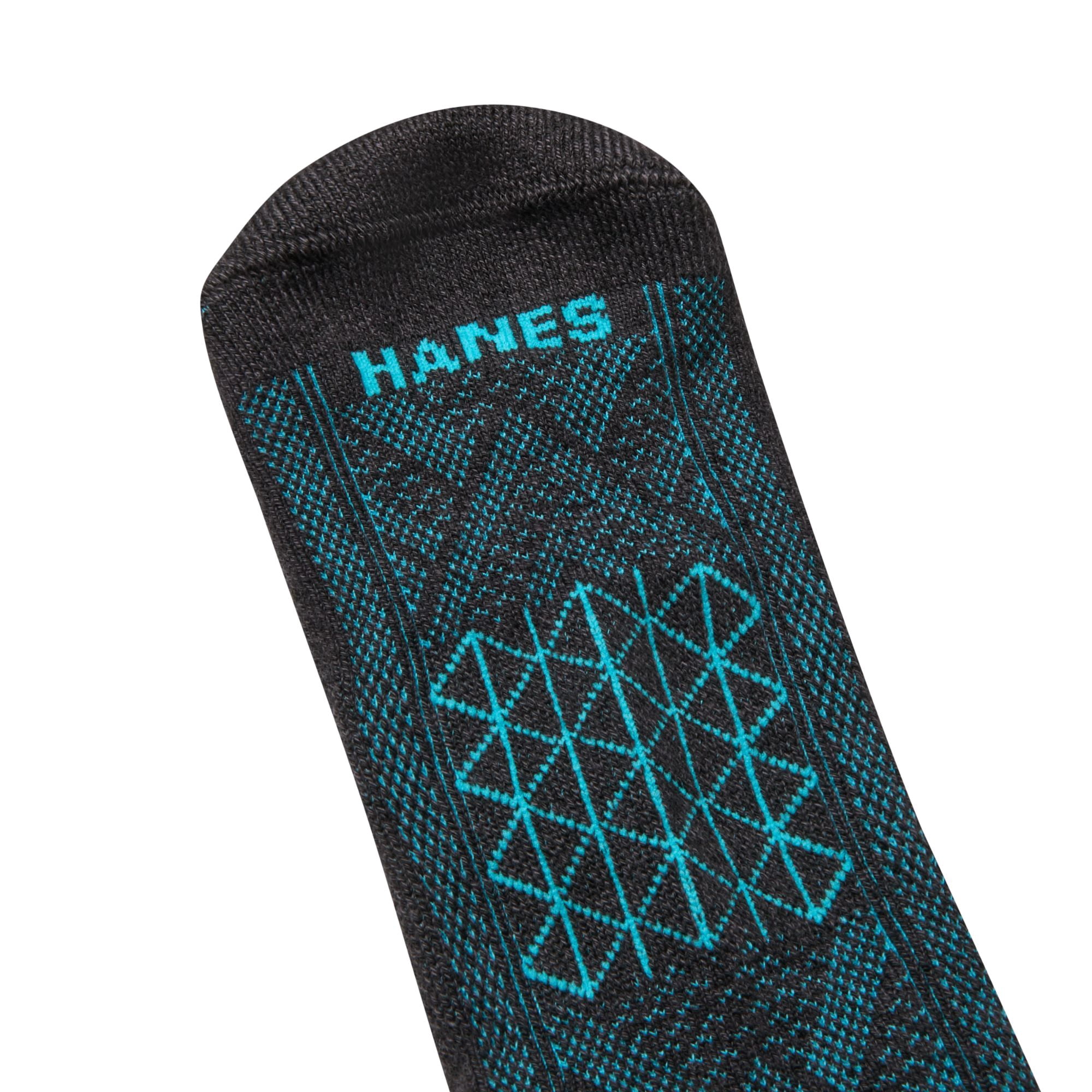 Hanes Mens Absolute Run Comfort Cushioned Ankle Socks, 3-Pairs