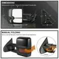 thumbnail image 4 of Spec-D Tuning Power + Heat Extend Tow Mirrors W/Led Signal + Clearance Compatible with 2014-2018 Chevy Silverado GMC Sierra Left + Right Pair, 4 of 7