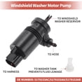 thumbnail image 4 of Bomba de lavaparabrisas Unique Bargains con tapón, bomba de líquido para lavaparabrisas compatible con Jeep Compass No.5179153AC - 1 Pc, 4 of 7