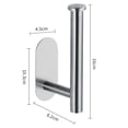 thumbnail image 2 of Stainless Steel Paper Towel Holder for Wall and Under Cabinet Mounting, 2 of 8