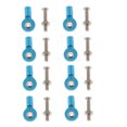 thumbnail image 2 of 8pcs Rod Joint Sunnimix para 1/10 RC Car Truck Crawler Azul Cabeza de bola de metal M3, 2 of 8
