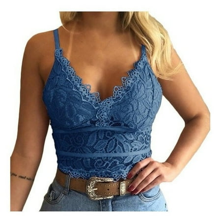 

P Underwear Bra Women s Crop Vest Wireless Lingerie Sexy 04