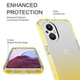 thumbnail image 3 of Moto G Stylus 2022 4G Case, Rosebono Hybrid Gradient Transparent Soft Clear Skin Cover Case For Moto G Stylus 2022 4G (Yellow), 3 of 4