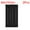 Black, variant on Unique Bargains 2-Pack French Door Curtains Panels Khaki 25" x 40"