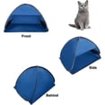 thumbnail image 5 of Pop-up Beach Shelter - 1 Portable Beach Tent For Camping, Picnic, Small Dogs, Cats And Other Small Pets, Blue 1 Banmo, 5 of 5