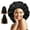 Black, variant on Auban Extra Large Shower Cap, Double-Layer Waterproof Reusable, XL Satin Lining Shower Bonnet for Women Thick, Long Hair, Locs, Braids(Black)