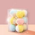 thumbnail image 2 of 12 Pcs Christmas Cat Ball Toy Kitty Yarn Puffs Assorted Color Small Cat Toy Plush Kitty Soft Balls Cat Pom Pom Balls Fuzzy Kitty Balls for Pet Cat Kitten Kitty 1.6 Inch in Diameter 4.5cm, 2 of 9