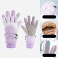 thumbnail image 4 of Daznico Winter Gloves, Winter Thermal Ski for Touchscreen Motorcycle Riding Sports Insulated Cold Weather, 4 of 7