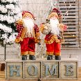 thumbnail image 3 of yeacher 11.81-Inch Festive Santa Claus Figurine for Christmas Decor - Multicolor, Soft Cloth & Plastic, Ideal for Home, Restaurant, and Holiday Parties, 3 of 3