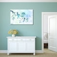 thumbnail image 2 of wall26 Canvas Wall Art - Light Blue Watercolor Style Painting with Birds Resting on Tree Branches - Giclee Print Gallery Wrap Modern Home Art Ready to Hang - 32x48 inches, 2 of 4