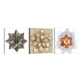 thumbnail image 1 of Set De 3 Cuadros Para Sala Flor Metal, 1 of 4