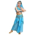 thumbnail image 2 of WERYOUNG Girls Dance Outfits Kids Belly Dance Performance Dress Children Stage Wear Sets Stylish Clothing Sets 7-10 Years, 2 of 5