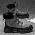 thumbnail image 2 of Gray Warm Men'S Snow Boots High-Top Design Comfortable For Winter Wear Trendy Youth Style Durable And Insulated, 2 of 4