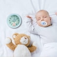 thumbnail image 4 of Brillar Reloj despertador analógico para niños, lindo, silencioso, portátil, sin tictac, reloj con luz analógica, funciona con pilas, reloj despertador de viaje para niños, mesita de noche,, 4 of 4