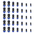 thumbnail image 1 of Riwesomey Conectores neumáticos de 35 uds, 4/6/8/10/12/14/16mm, manguera de aire de plástico negro y azul, conector de liberación rápida, Herramientas y ferretería Riwesomey TO003911-00, 1 of 1