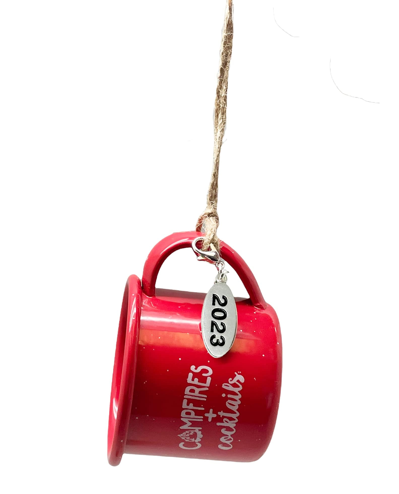 Camping Ornaments 2023 3 Inch Mini Camp Mug Ornament, Backpacking