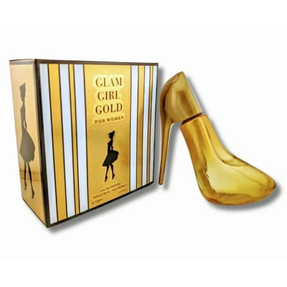 Glam Girl Gold Eau de Parfum Spray for Women, 3.4 fl oz by Fragrance Couture