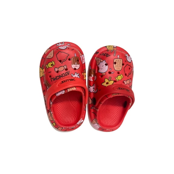 EVA Candy Pattern Clogs Red- U.S Little Kids/ Toddler Size 9