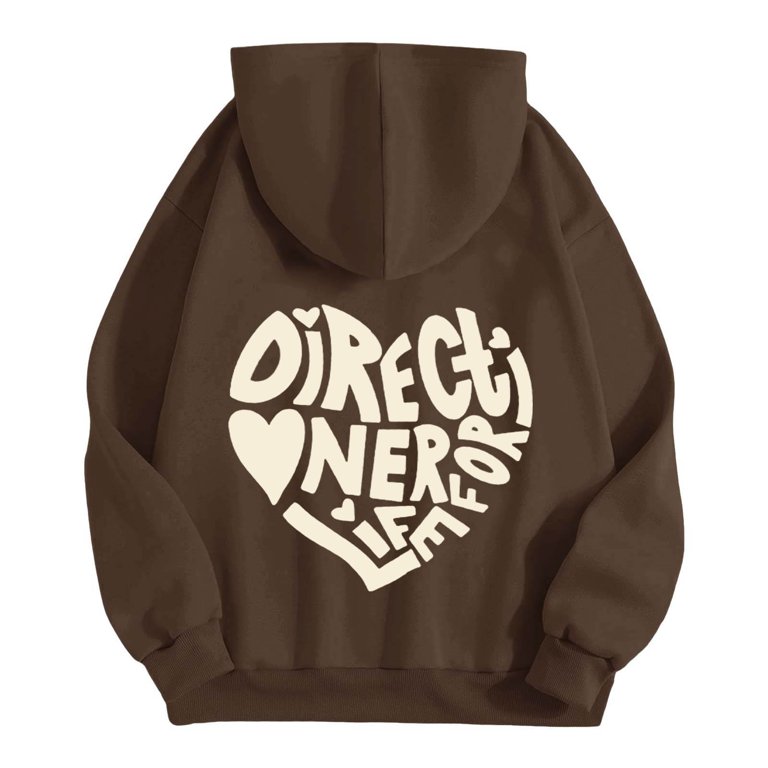 Brown Essentials Hoodie, Oversized Hoodies for Women, Women's