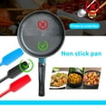 3Pcs Long Handle Silicone Jar Spatula, Rubber Spatula Heat Resistant